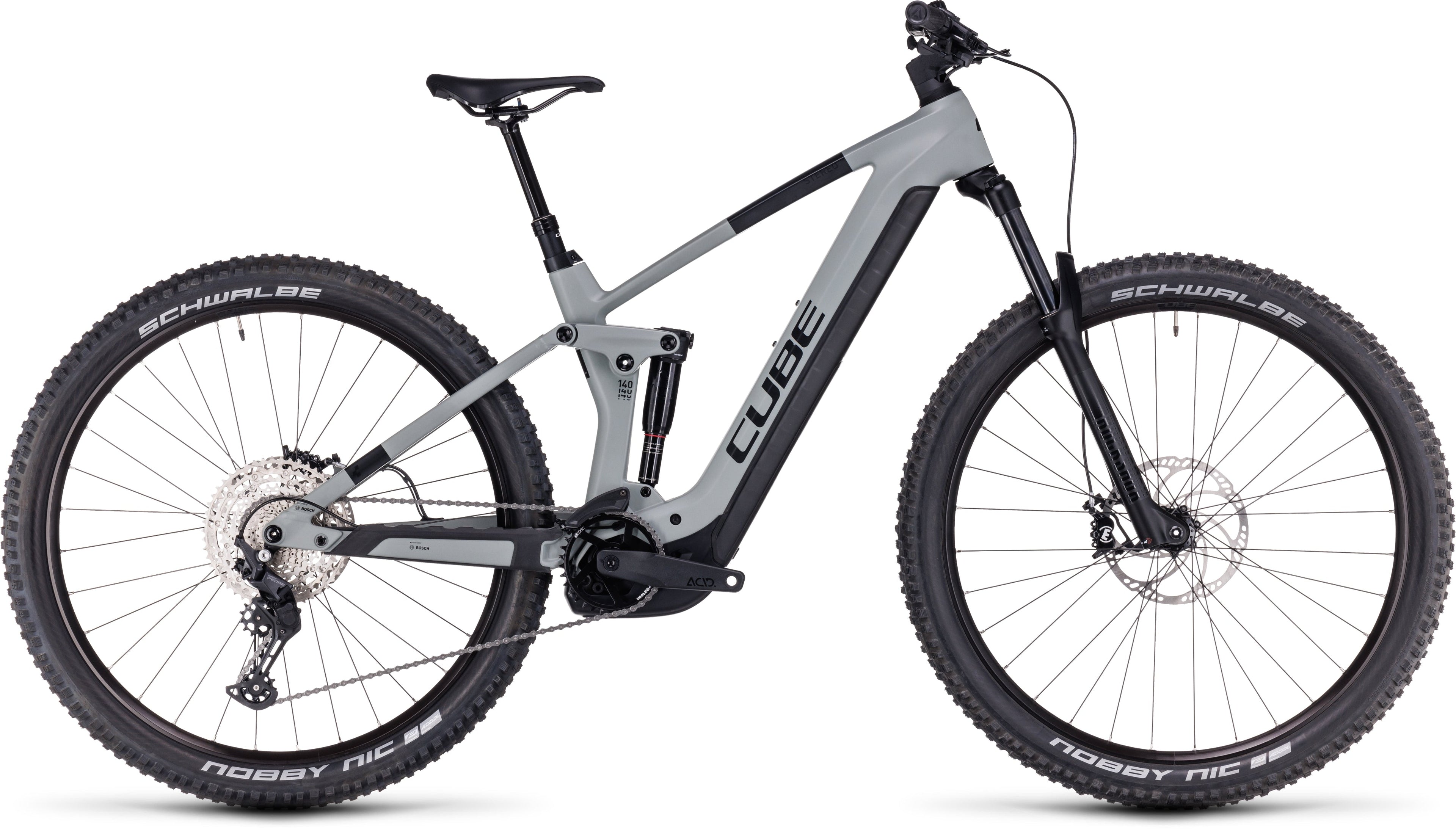CUBE Stereo Hybrid 140 HPC Pro 750 swampgrey´n´black 2024