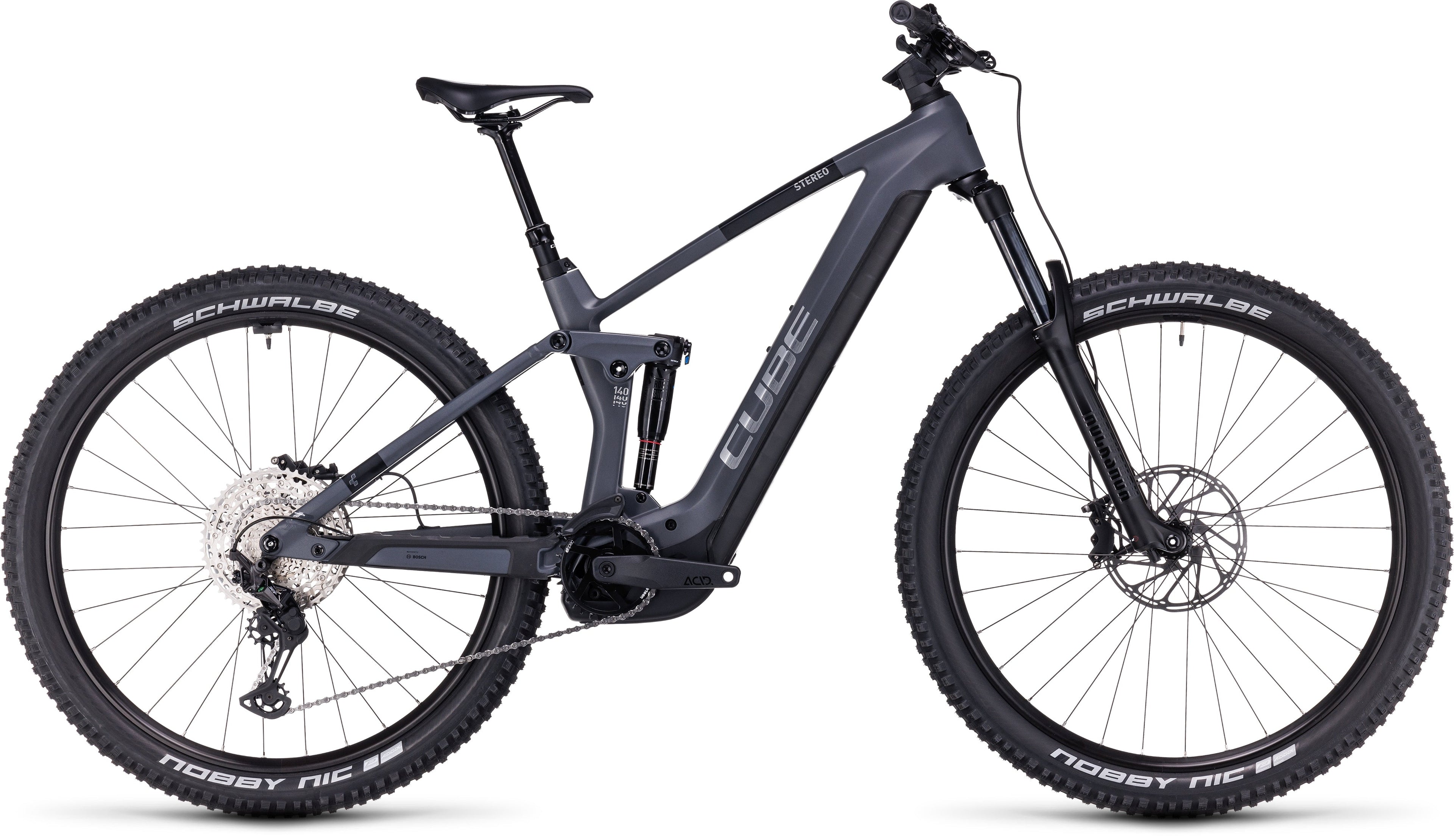 CUBE Stereo Hybrid 140 HPC Race 750 grey´n´chrome 2024