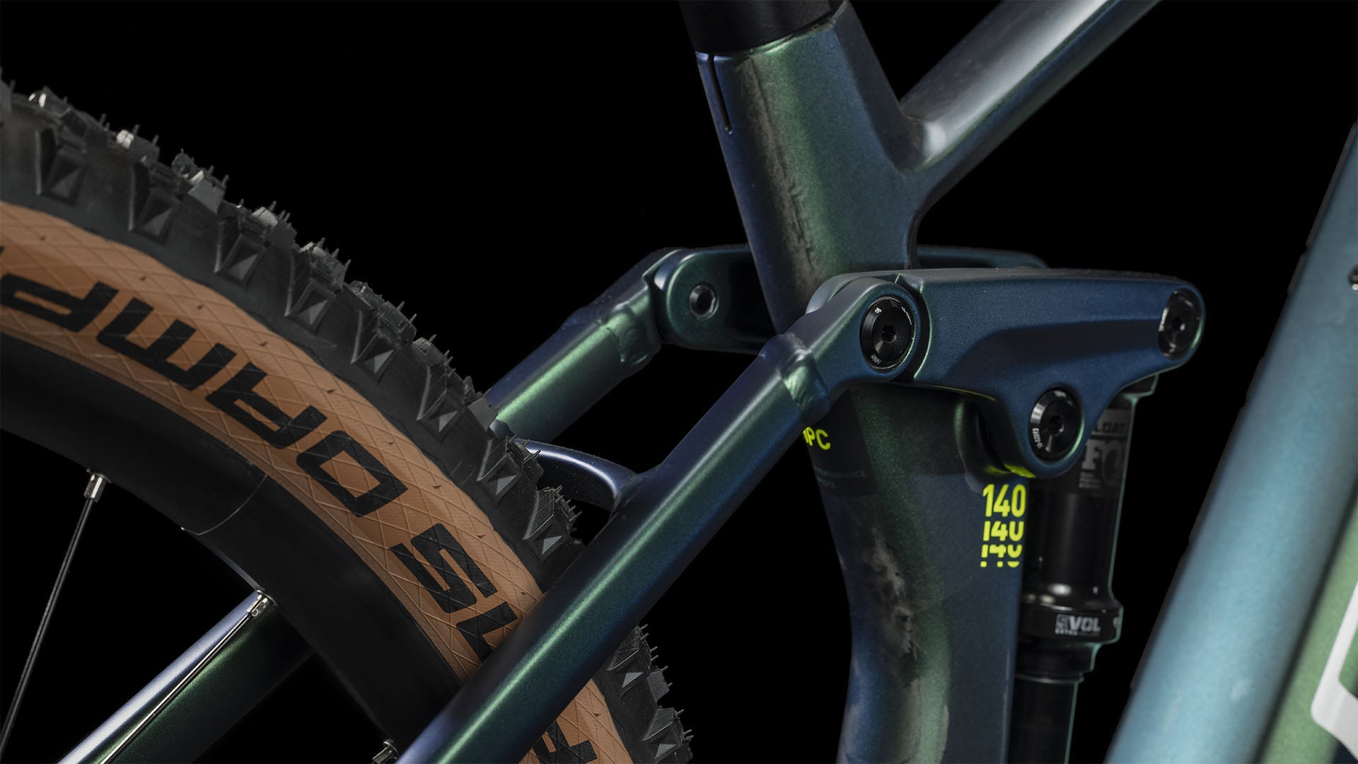 CUBE Stereo Hybrid 140 HPC SLX 750 goblin´n´yellow 2024