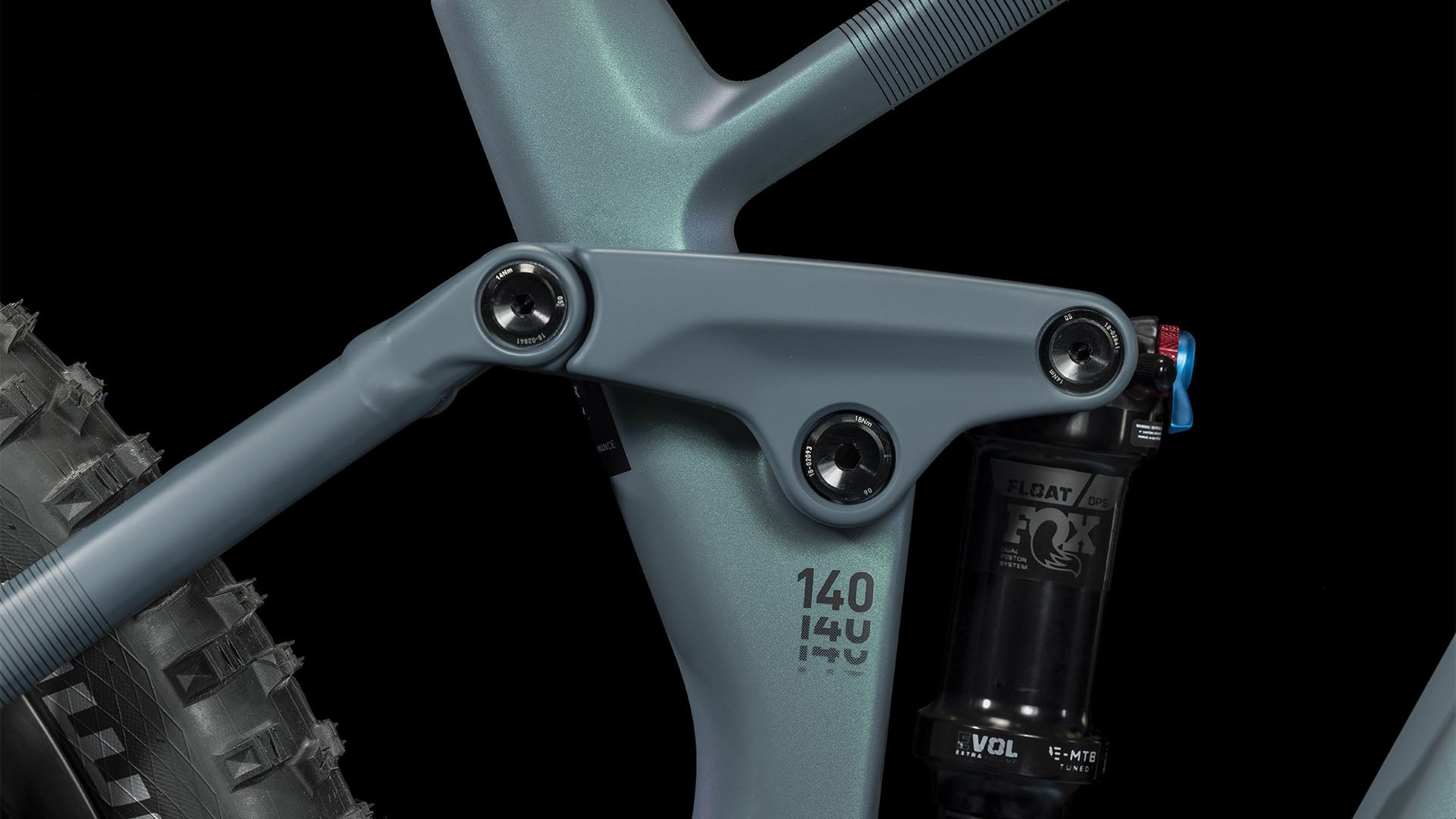 CUBE Stereo Hybrid 140 HPC ABS 750 smaragdgrey´n´blue 2024
