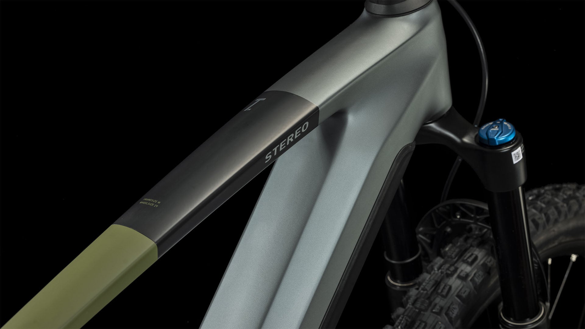 CUBE Stereo Hybrid 140 HPC TM 750 flashgrey´n´olive 2024