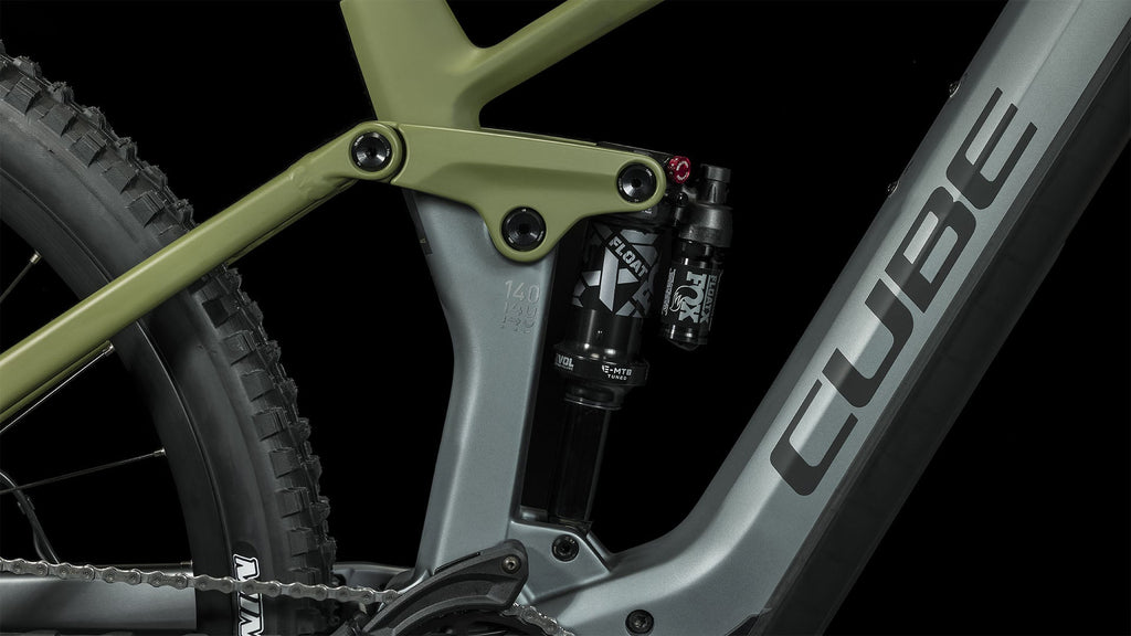 CUBE Stereo Hybrid 140 HPC TM 750 flashgrey´n´olive 2024