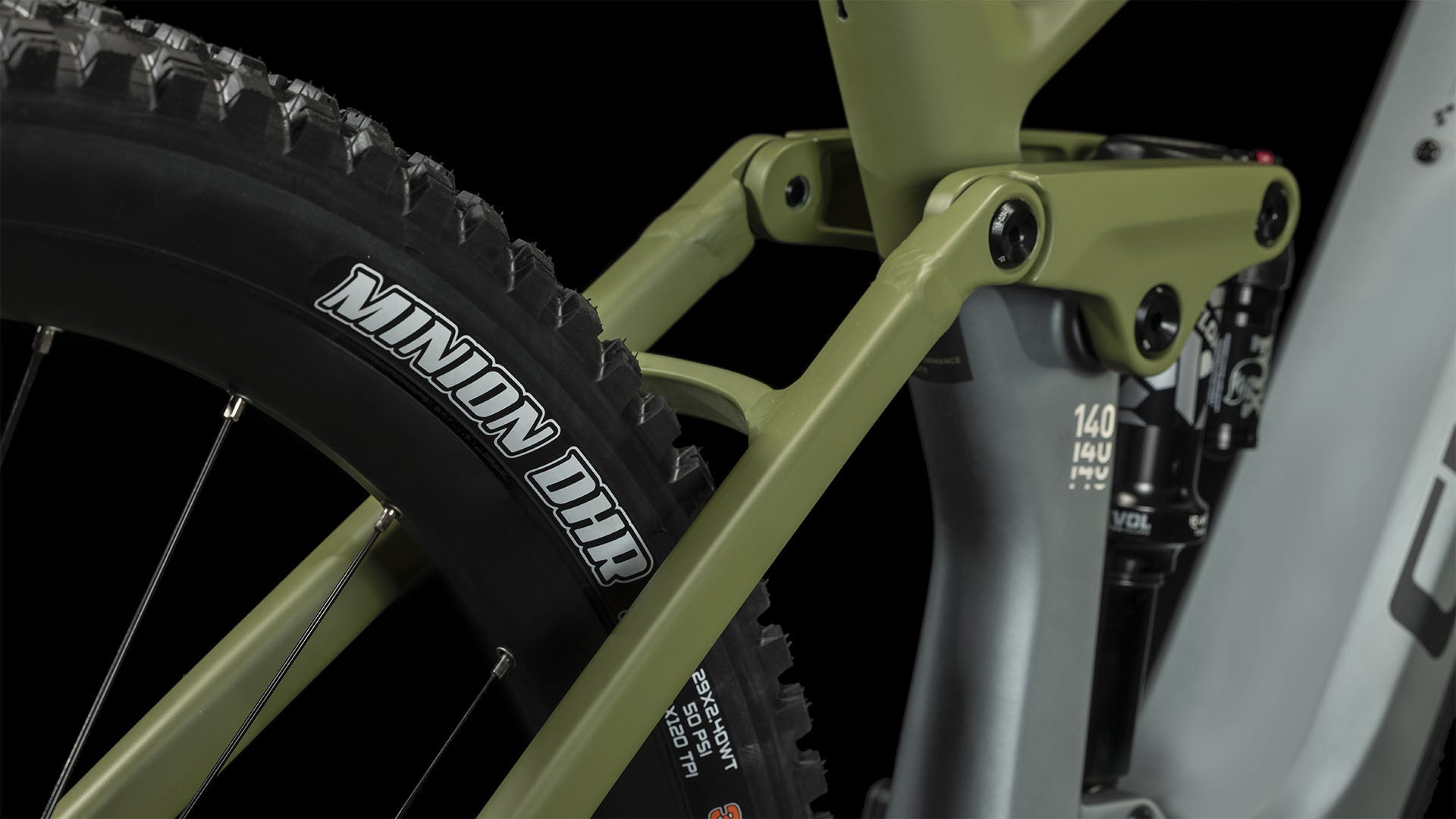 CUBE Stereo Hybrid 140 HPC TM 750 flashgrey´n´olive 2024