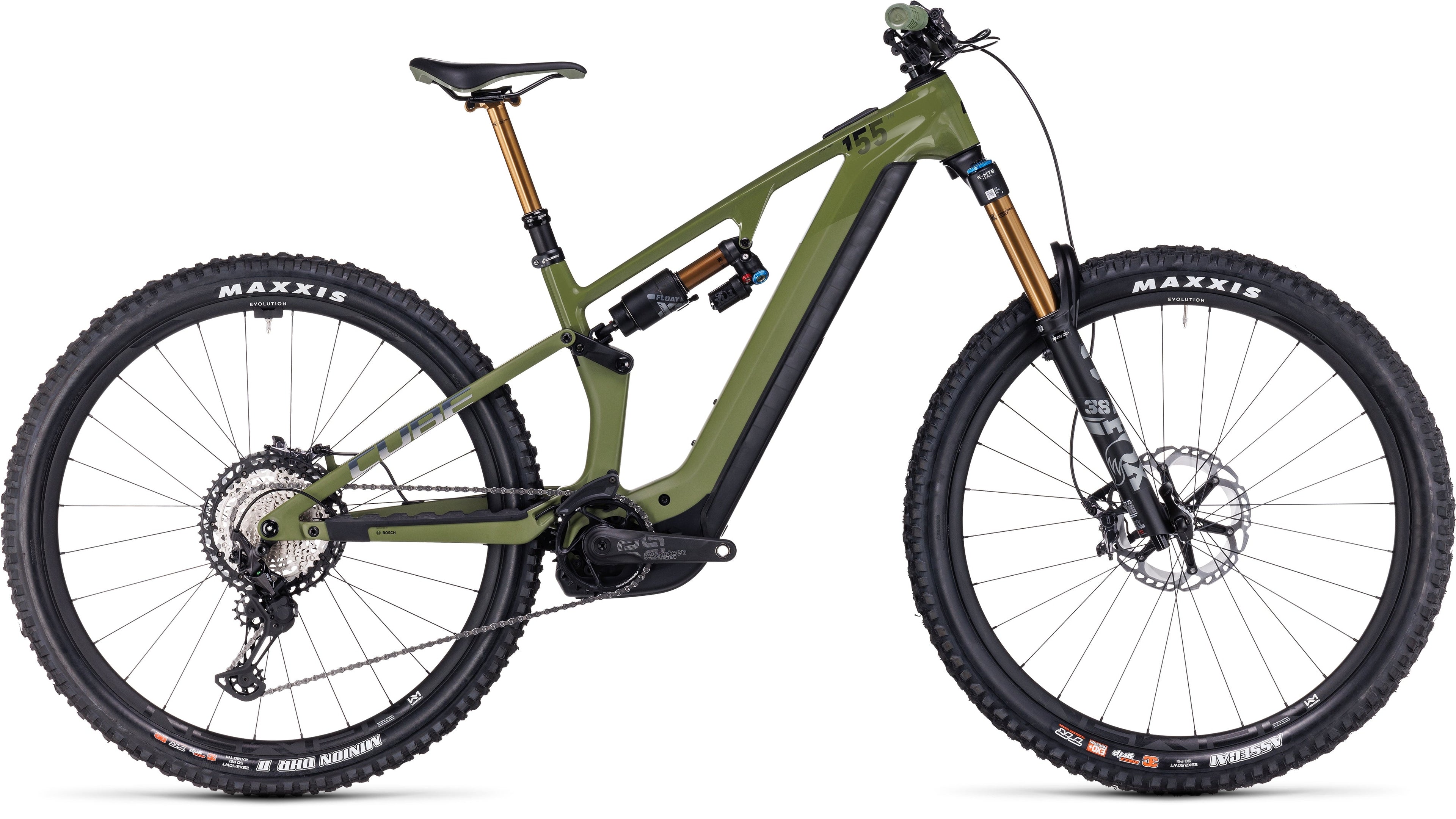 CUBE Stereo Hybrid ONE55 C:68X TM 750 29 olive´n´chrome 2024