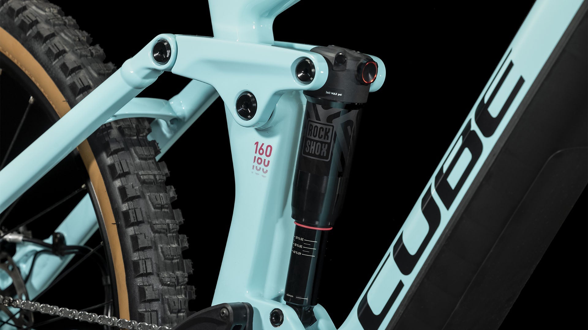 CUBE Stereo Hybrid 160 HPC Race 625 27.5 iceblue´n´black 2024