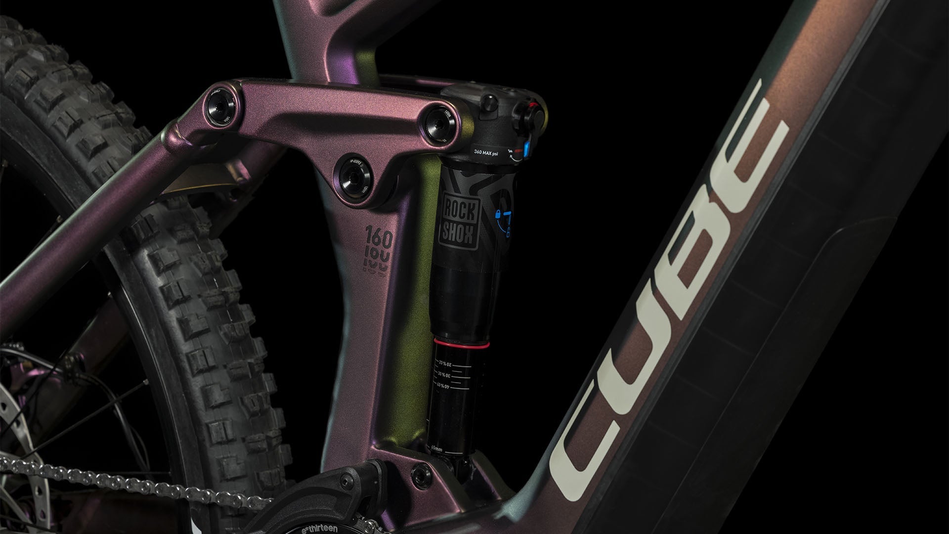 CUBE Stereo Hybrid 160 HPC SLX 750 27.5 molotov´n´grey 2024