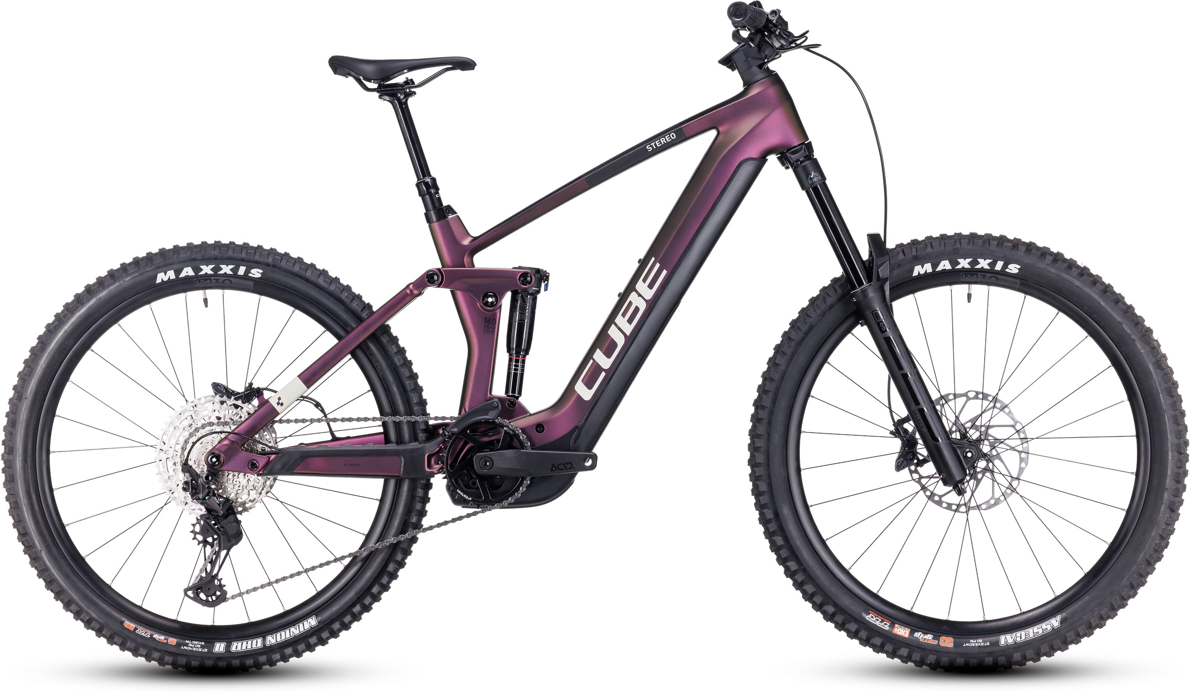 CUBE Stereo Hybrid 160 HPC SLX 750 27.5 molotov´n´grey 2024