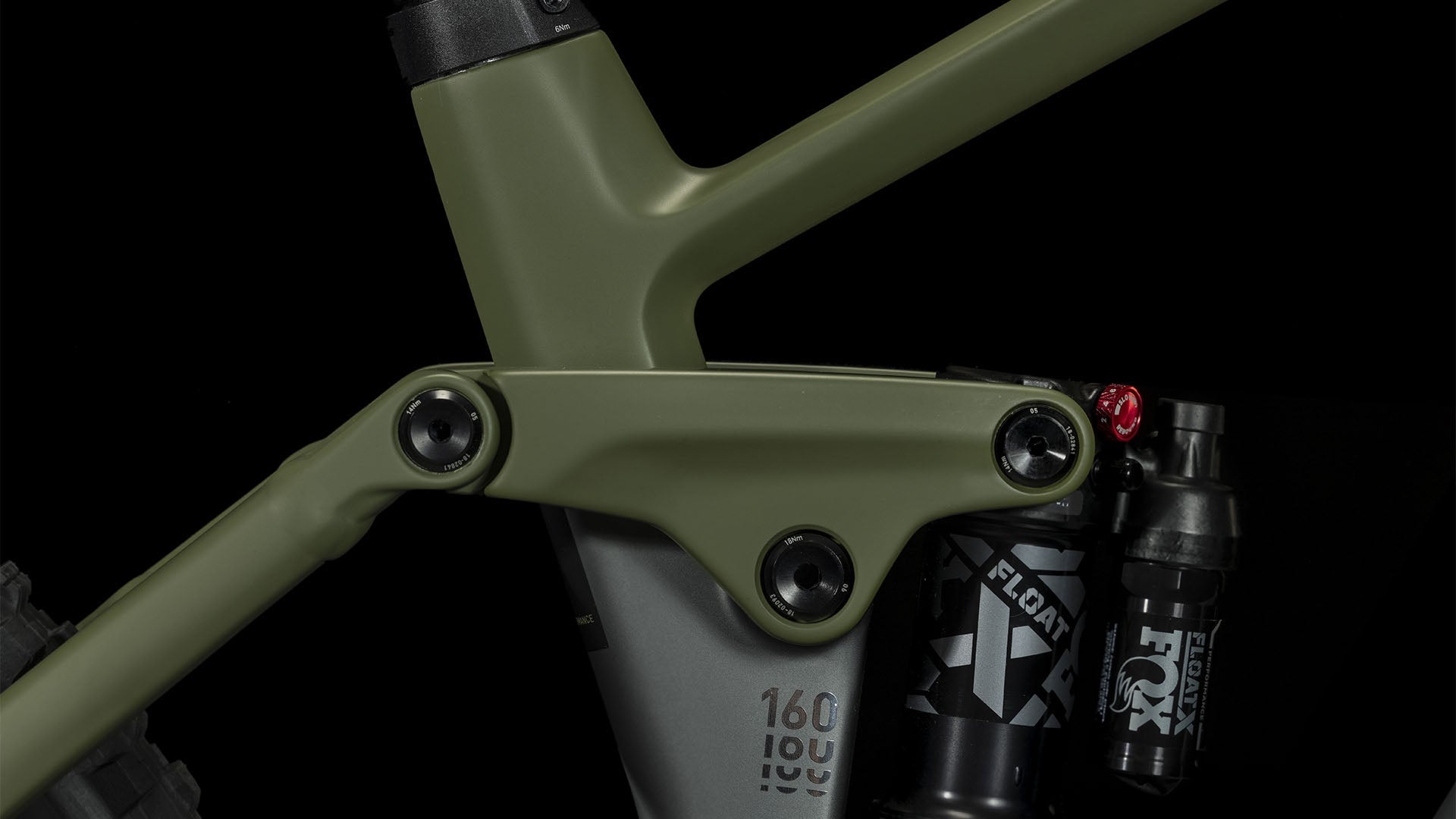 CUBE Stereo Hybrid 160 HPC TM 750 27.5 flashgrey´n´olive 2024