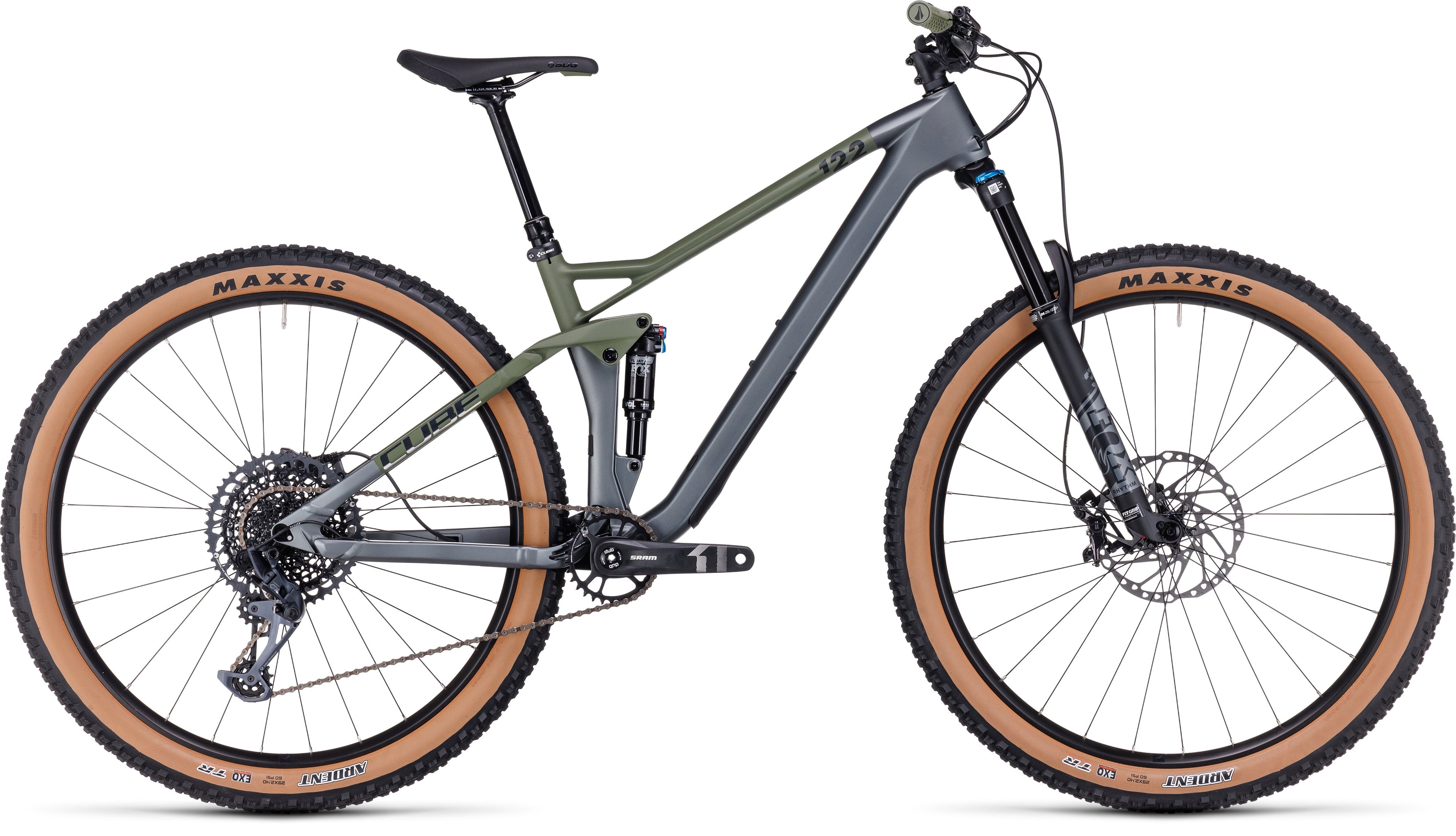 CUBE Stereo ONE22 HPC TM flashgrey´n´olive 2024