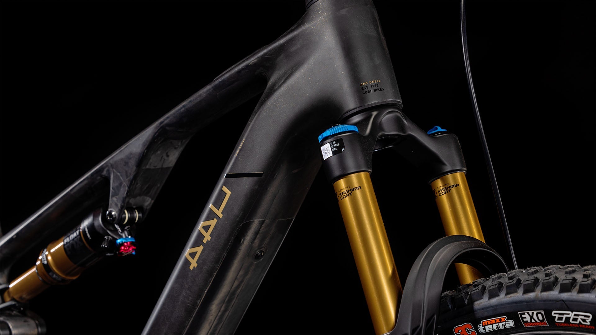 Cube AMS Hybrid ONE44 C:68X SLT 400X 29 carbon´n´golddust 2024