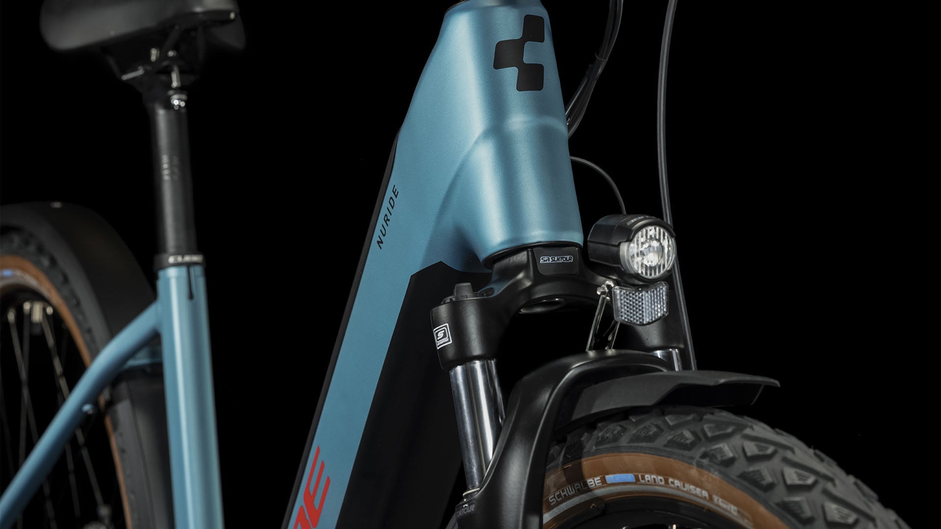 CUBE Nuride Hybrid Performance 500 Allroad Easy Entry metalblue´n´red